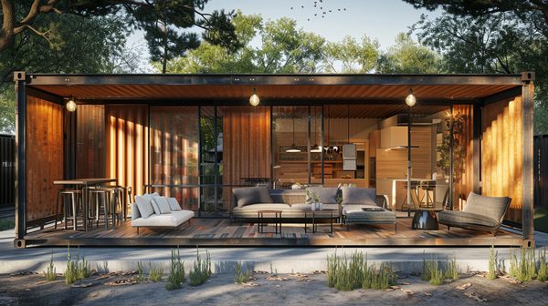 Découvrez le confort d'un container aménagé