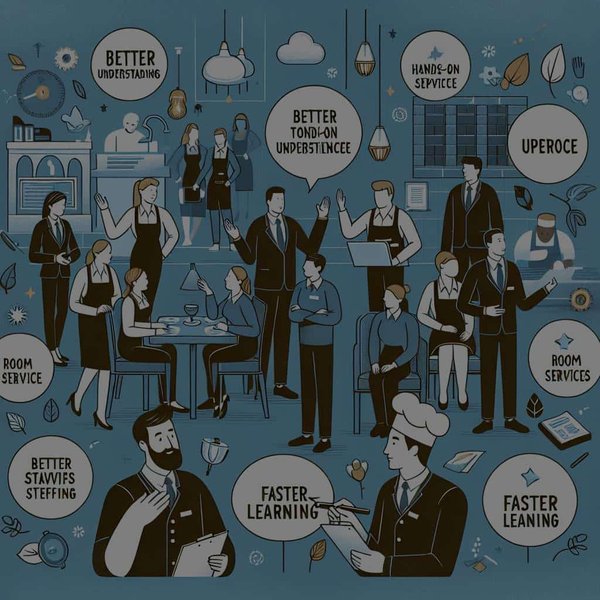 Quels sont les avantages de l'apprentissage en situation de travail pour la formation en hôtellerie ?