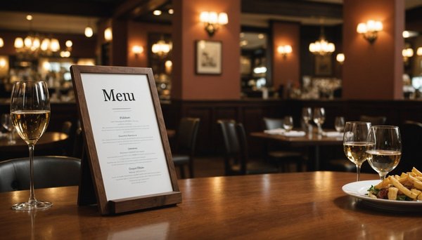 Support carte restaurant : choisissez le porte-menu idéal !